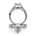 Verragio Halo Pear Engagement Ring