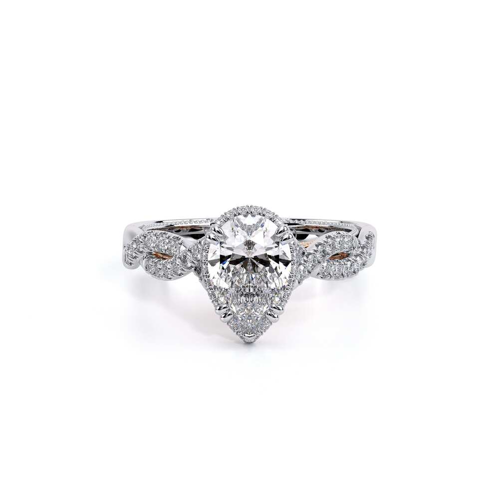 Verragio Halo Pear Engagement Ring
