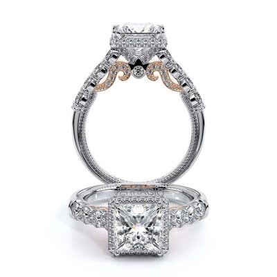 Verragio Halo Princess Engagement Ring