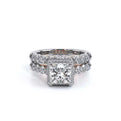Verragio Halo Princess Engagement Ring