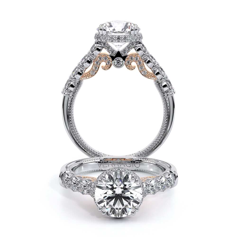 Verragio Halo Round Engagement Ring