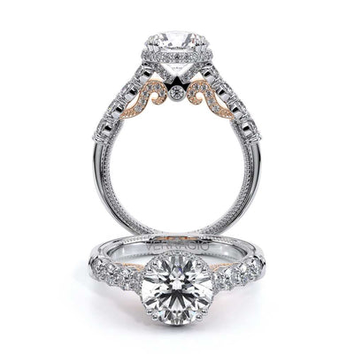 Verragio Halo Round Engagement Ring