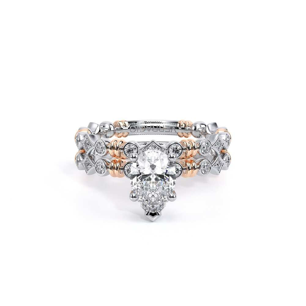 Renaissance-973-Pear-14k Two Tone Pear