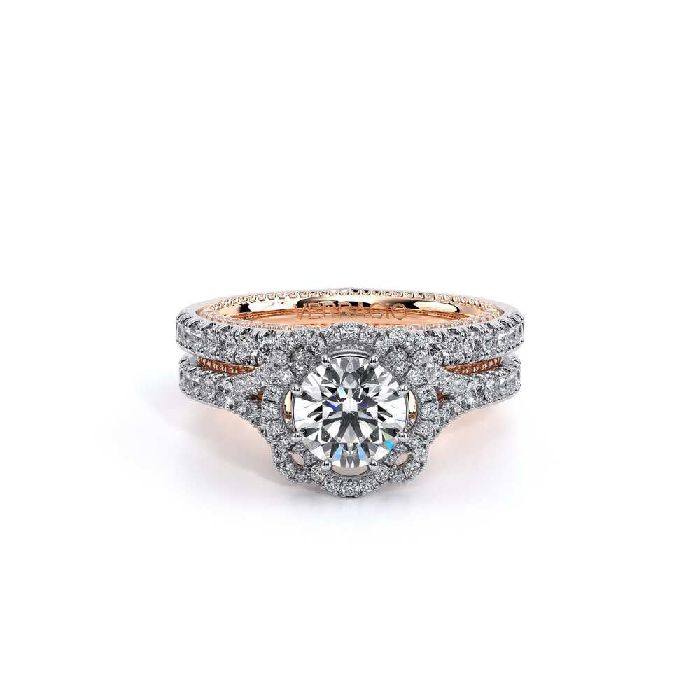 Couture-0444-14k Two Tone Round