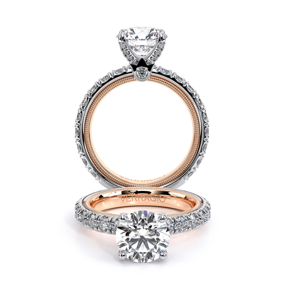 Verragio Pave Round Engagement Ring