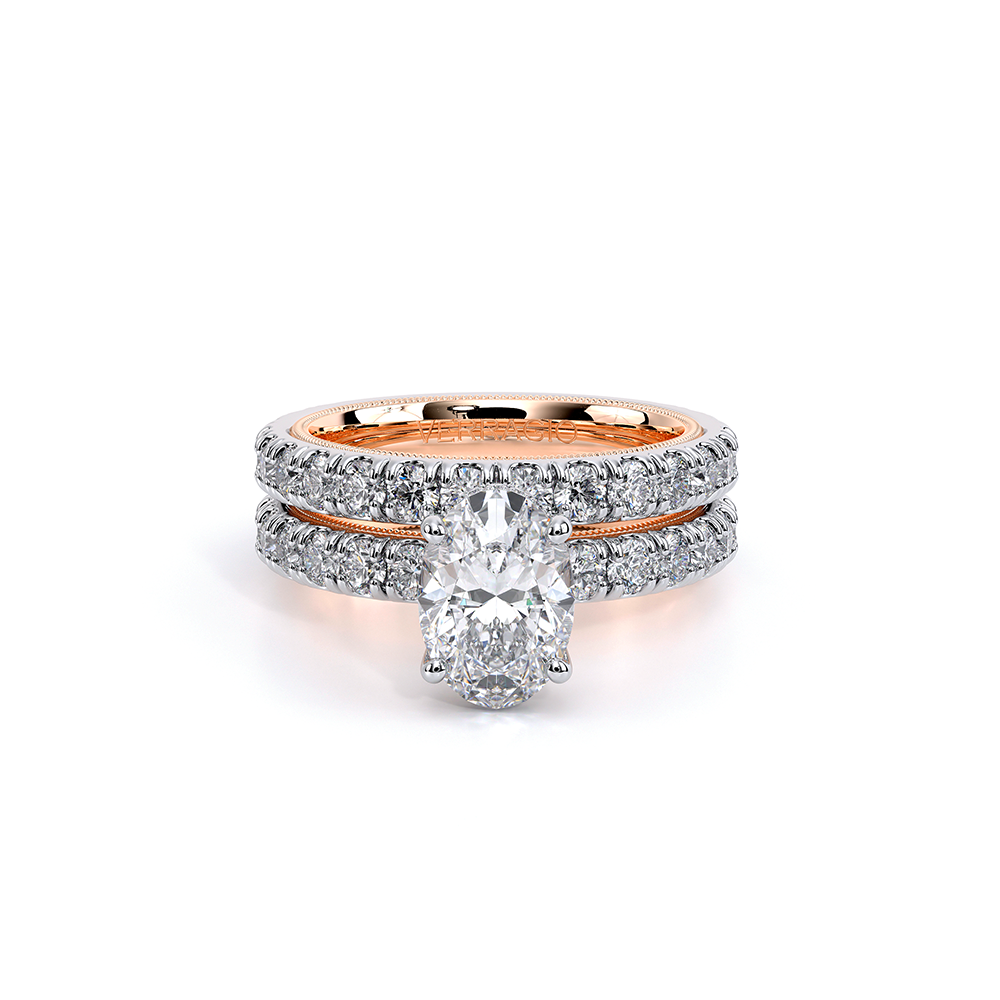 Verragio Pave Oval Engagement Ring