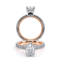 Verragio Pave Oval Engagement Ring