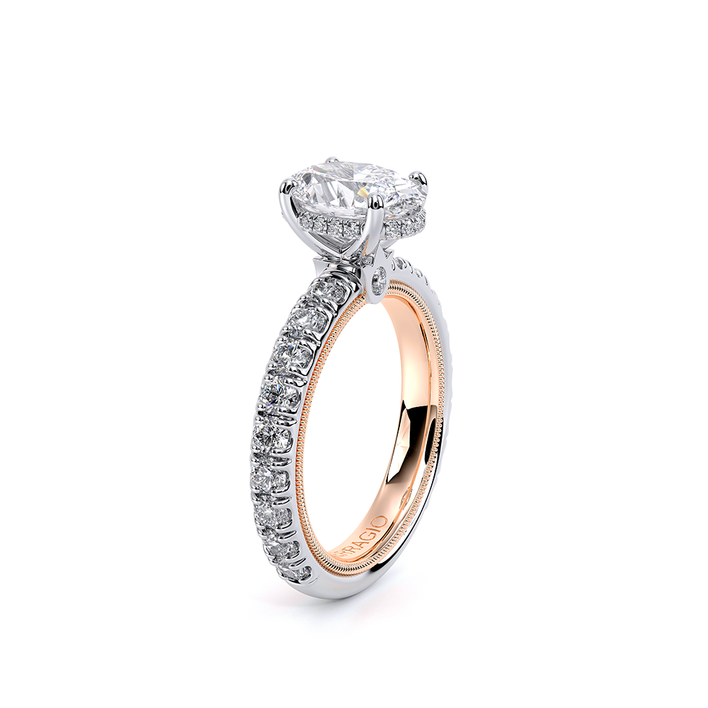 Verragio Pave Oval Engagement Ring