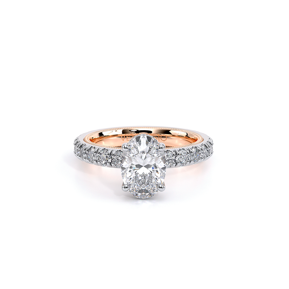 Verragio Pave Oval Engagement Ring