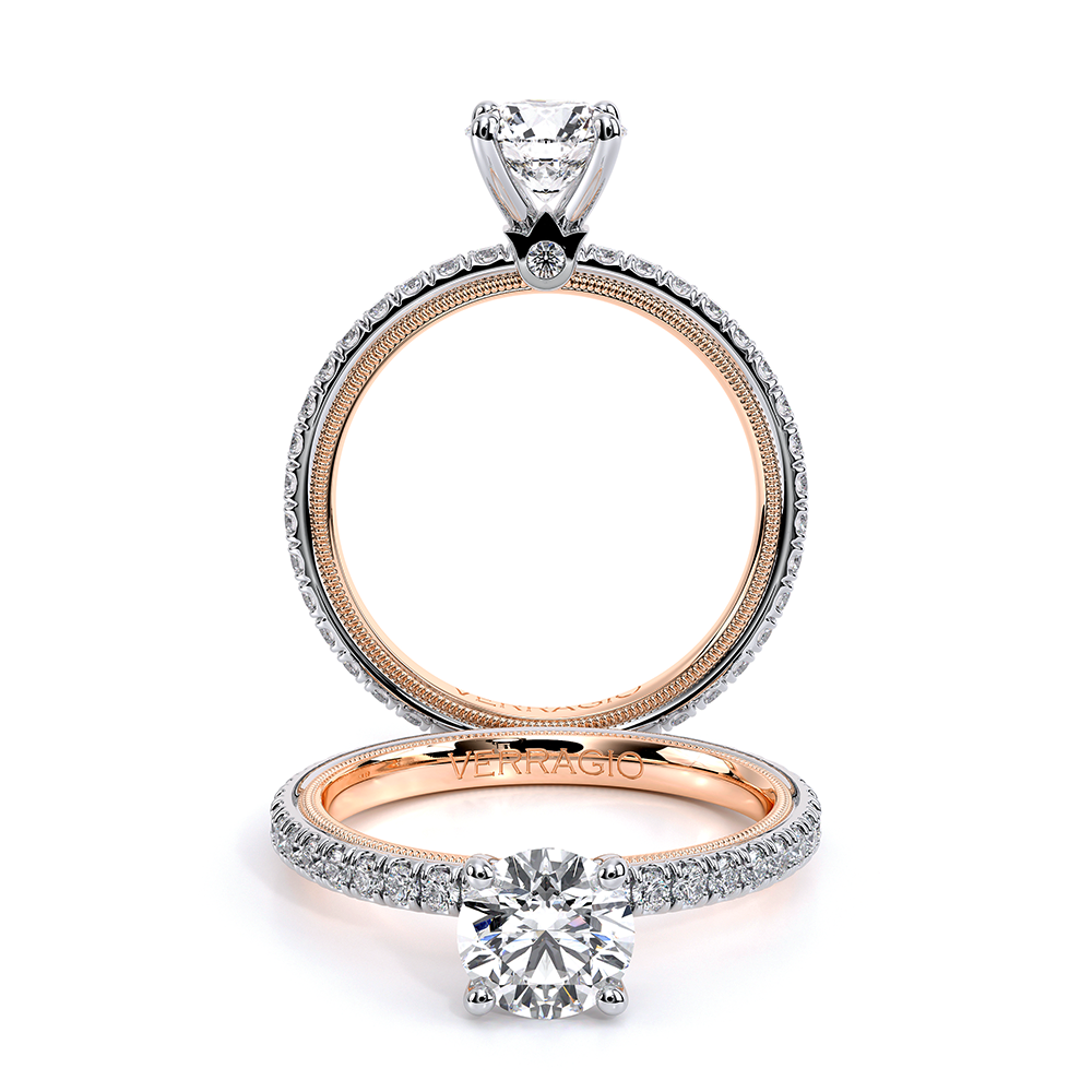 Verragio Pave Round Engagement Ring