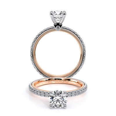 Verragio Pave Round Engagement Ring