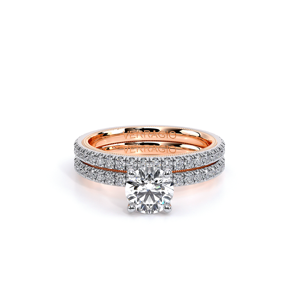 Verragio Pave Round Engagement Ring
