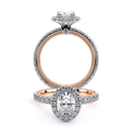 Verragio Pave Oval Engagement Ring