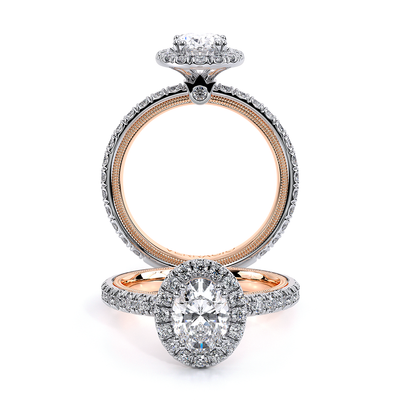 Verragio Pave Oval Engagement Ring