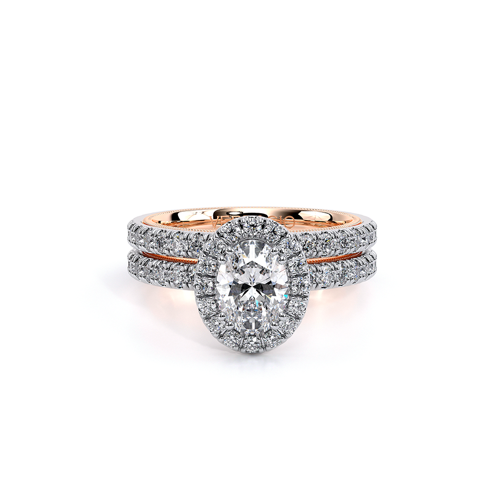 Verragio Pave Oval Engagement Ring
