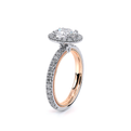 Verragio Pave Oval Engagement Ring