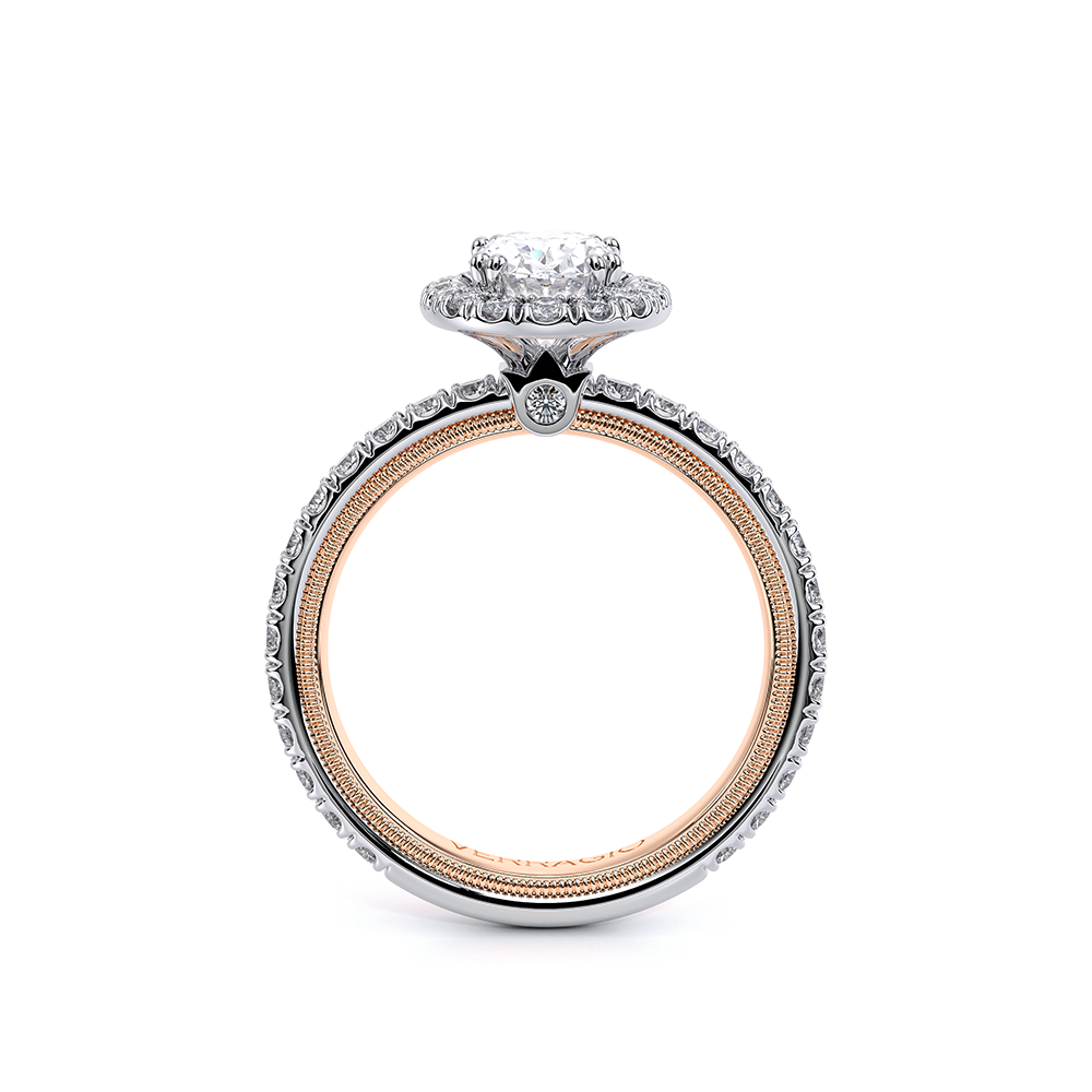 Verragio Pave Oval Engagement Ring