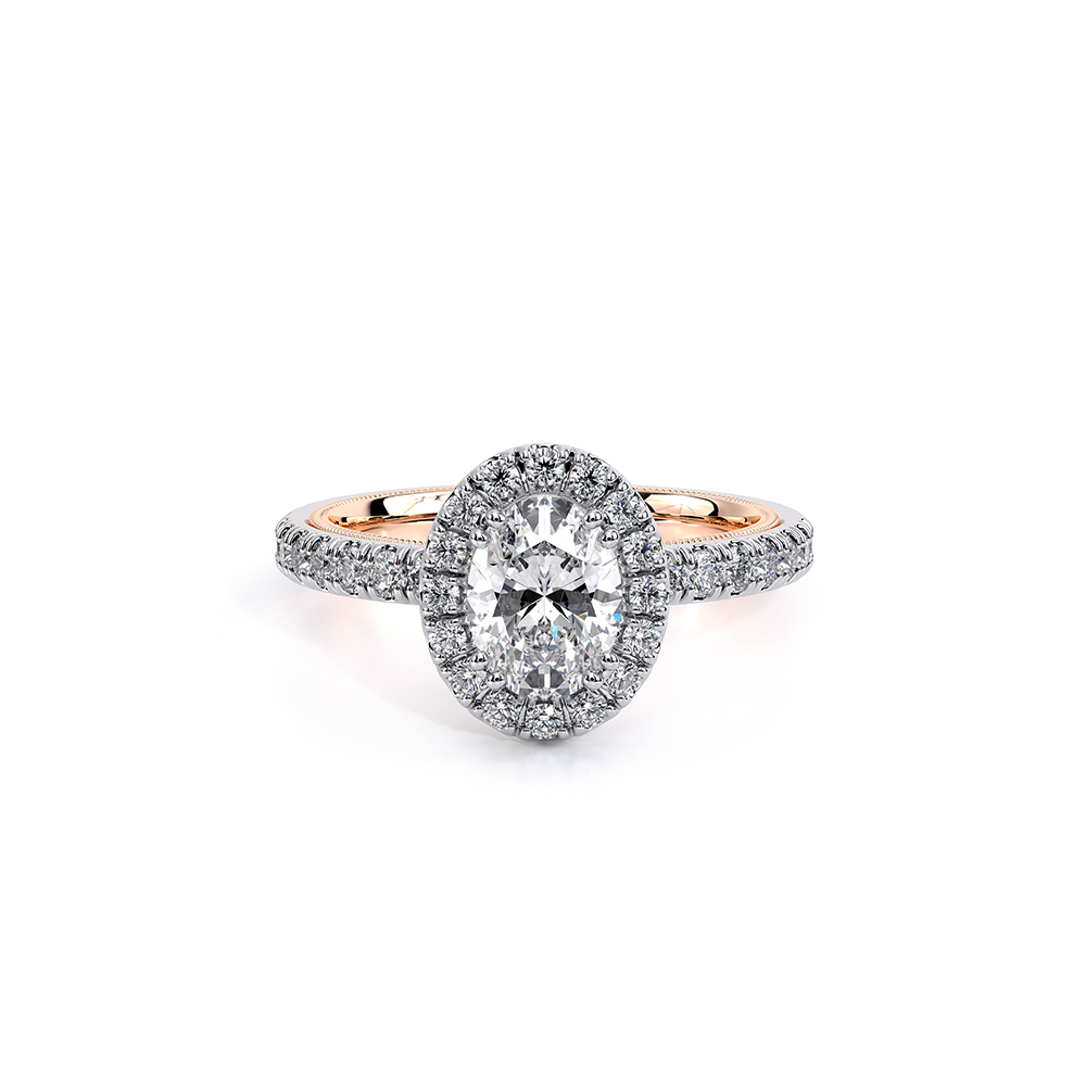 Verragio Pave Oval Engagement Ring
