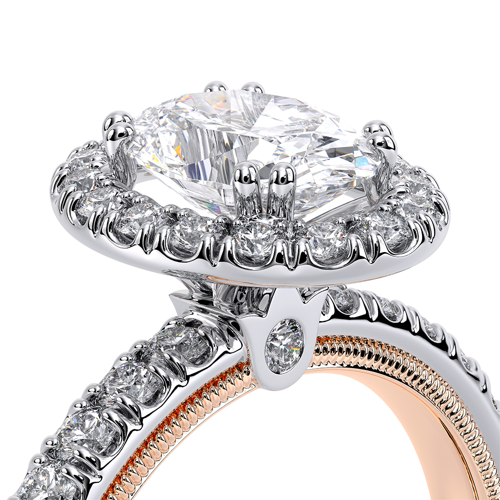 Verragio Pave Oval Engagement Ring