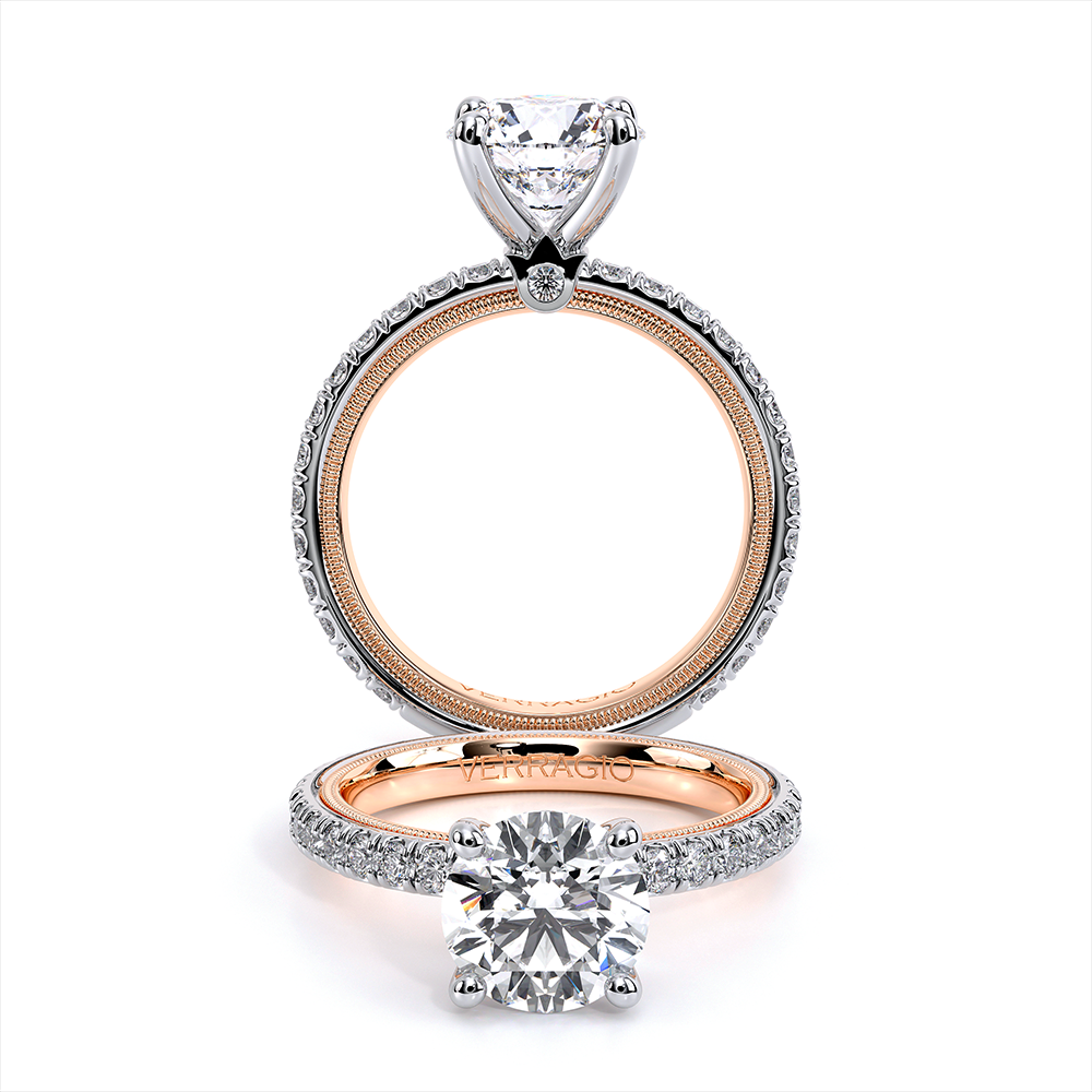 Verragio Pave Round Engagement Ring