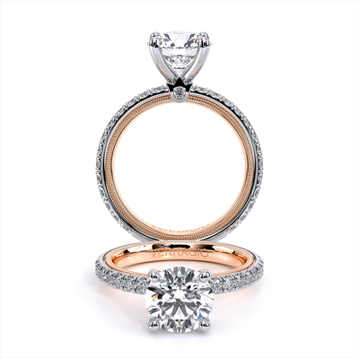 Verragio Pave Round Engagement Ring