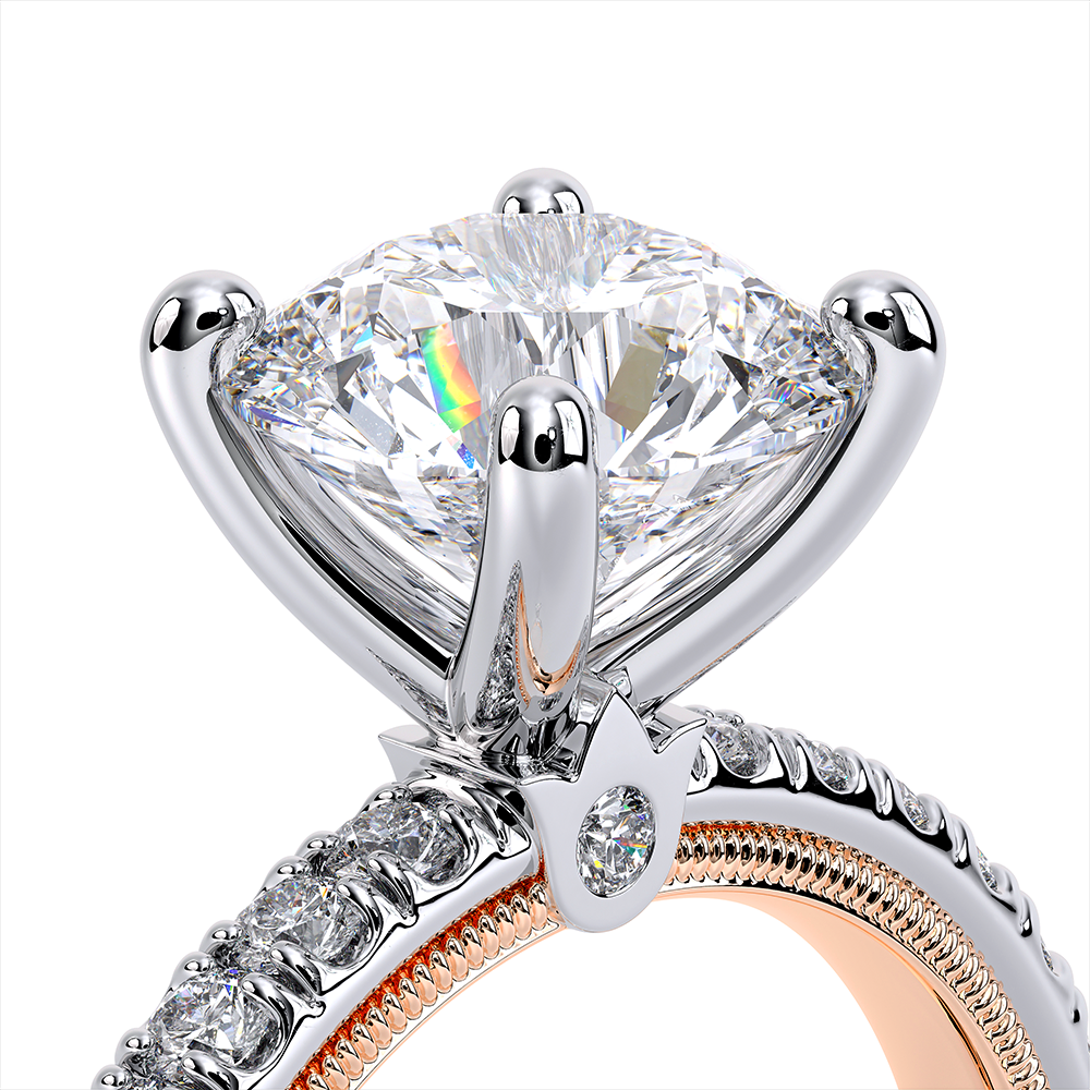 Verragio Pave Round Engagement Ring