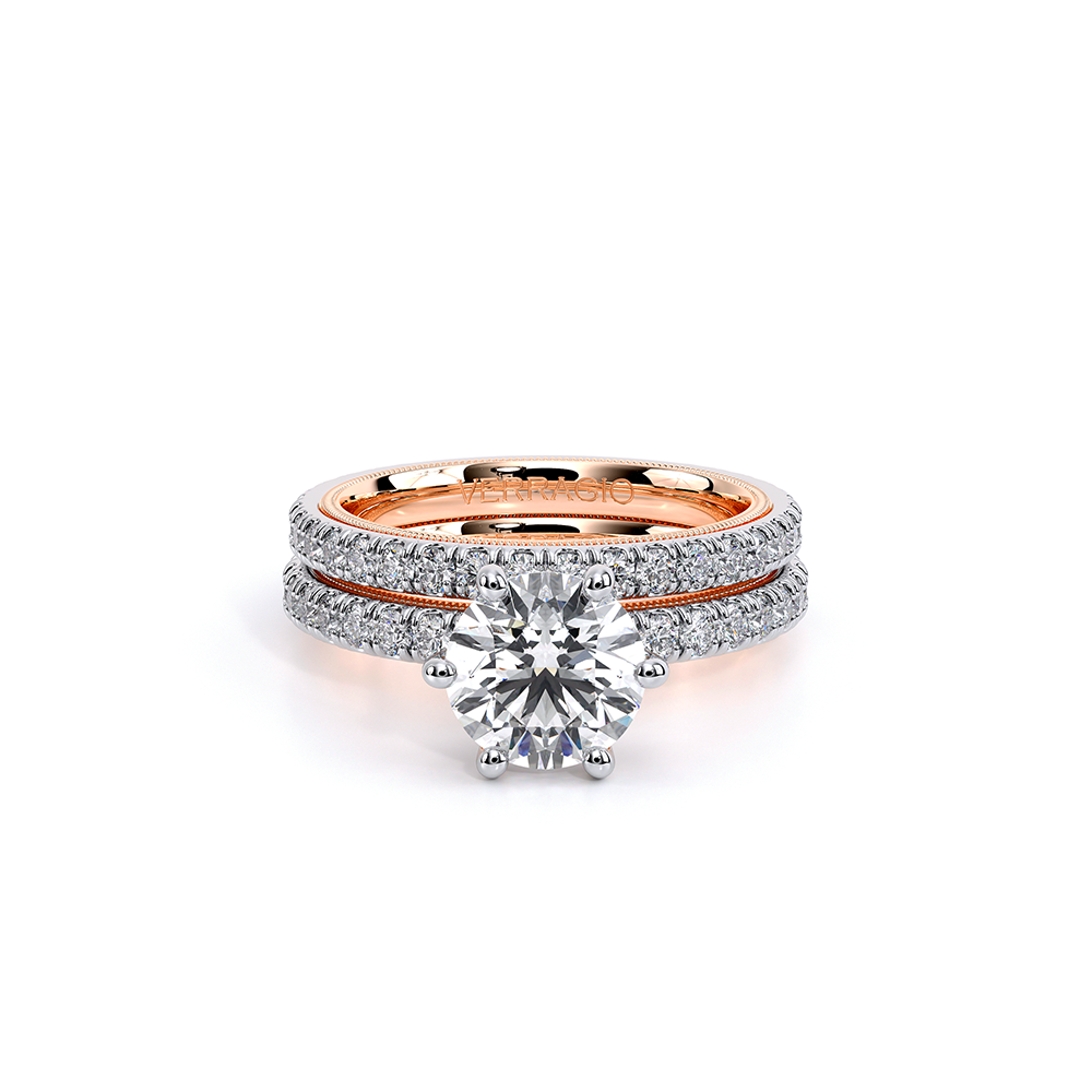Verragio Pave Round Engagement Ring