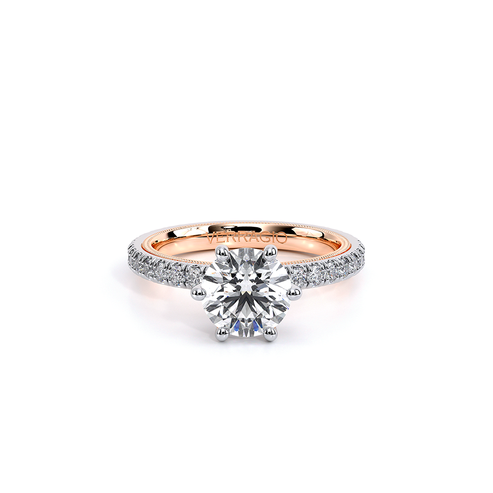 Verragio Pave Round Engagement Ring
