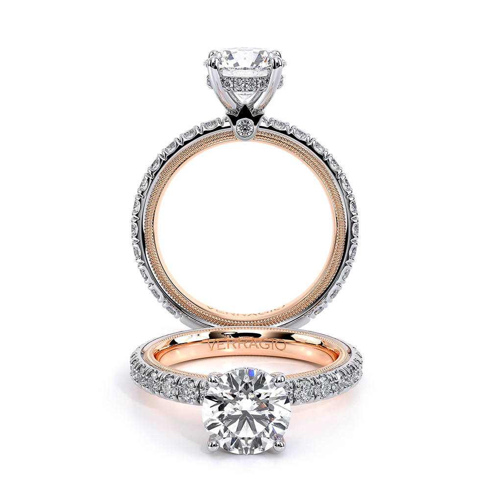 Verragio Pave Round Engagement Ring
