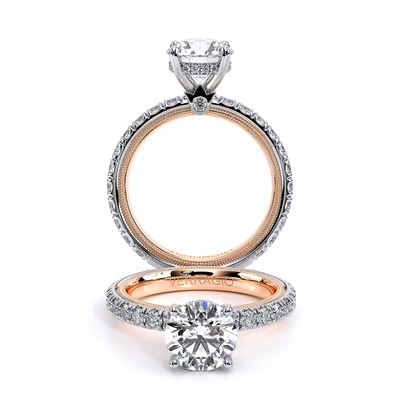 Verragio Pave Round Engagement Ring