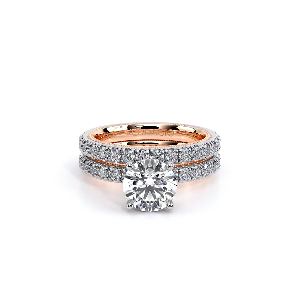 Verragio Pave Round Engagement Ring