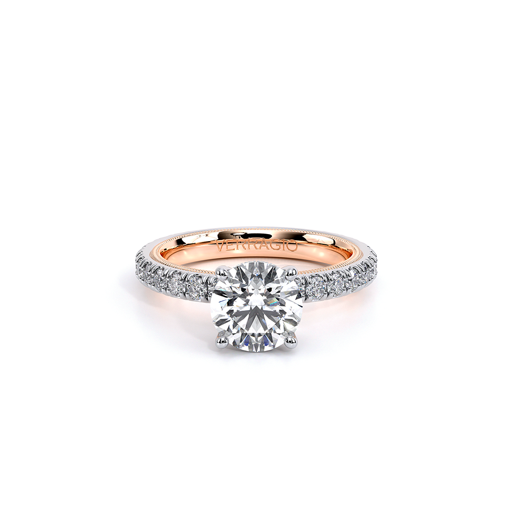 Verragio Pave Round Engagement Ring