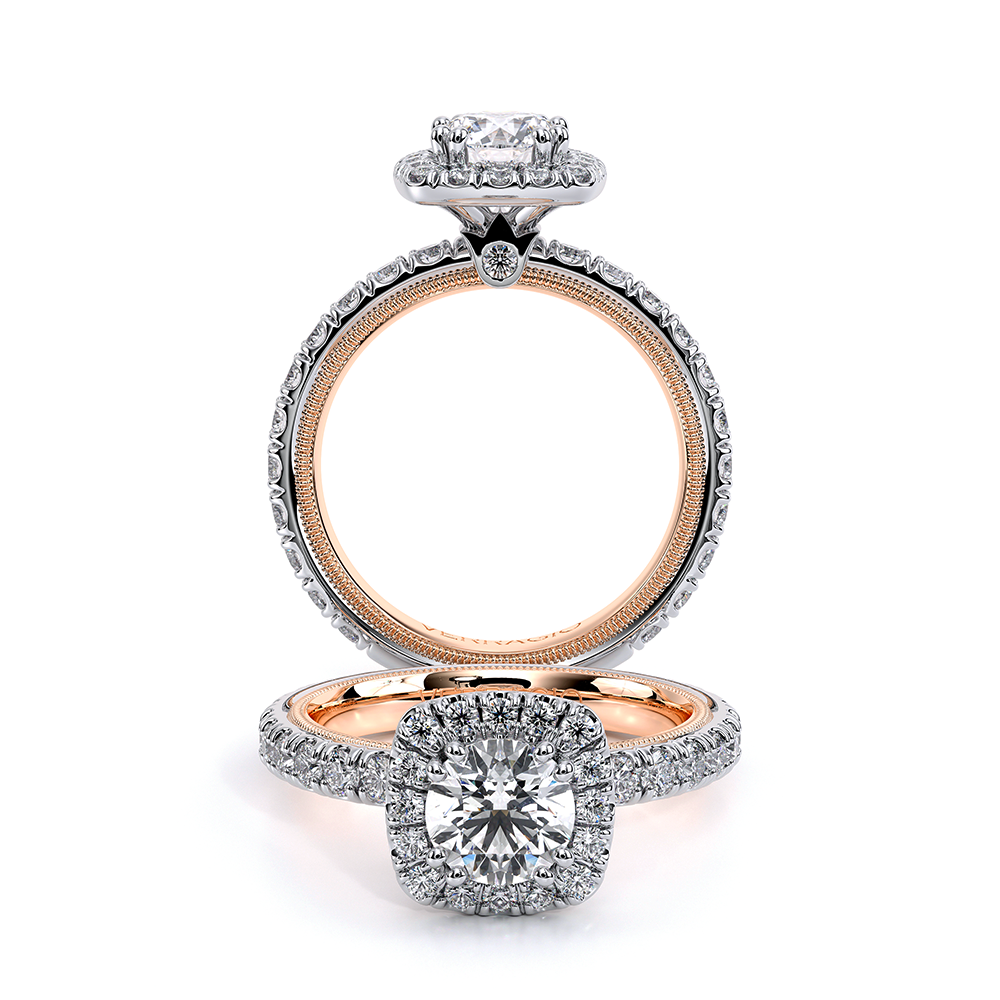 Verragio Pave Round Engagement Ring