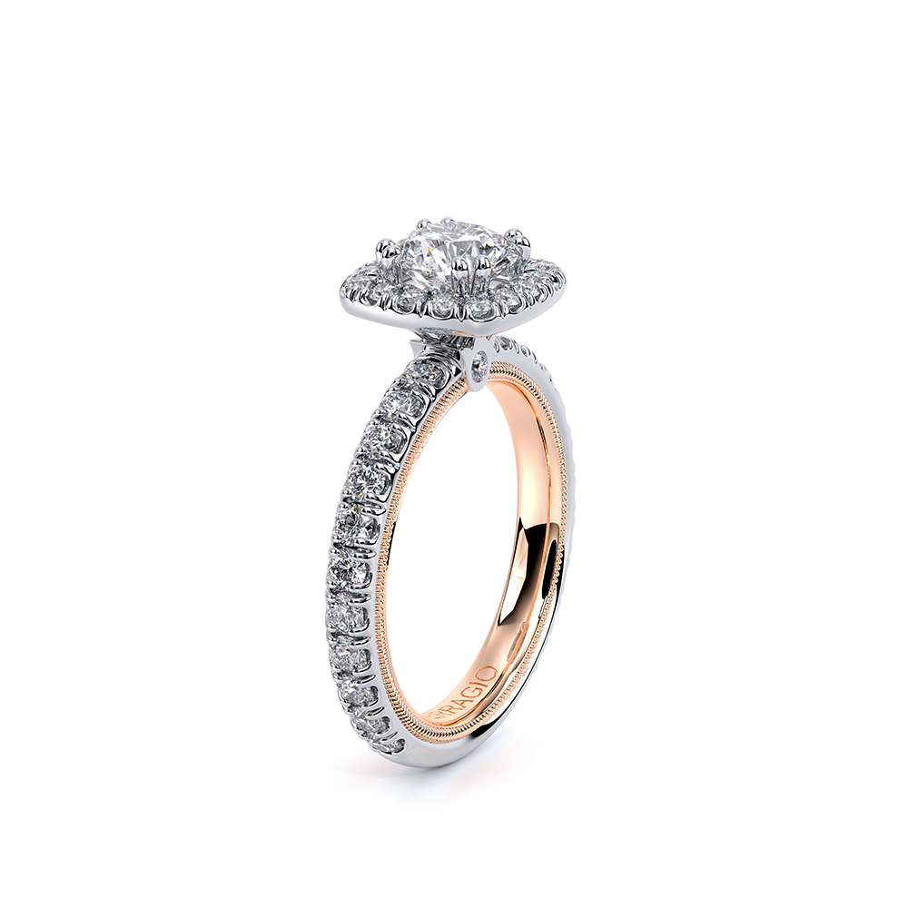 Verragio Pave Round Engagement Ring
