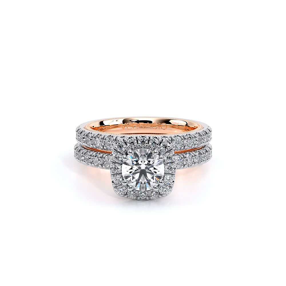 Verragio Pave Round Engagement Ring