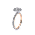 Tradition-120hcu-14k Two Tone Cushion