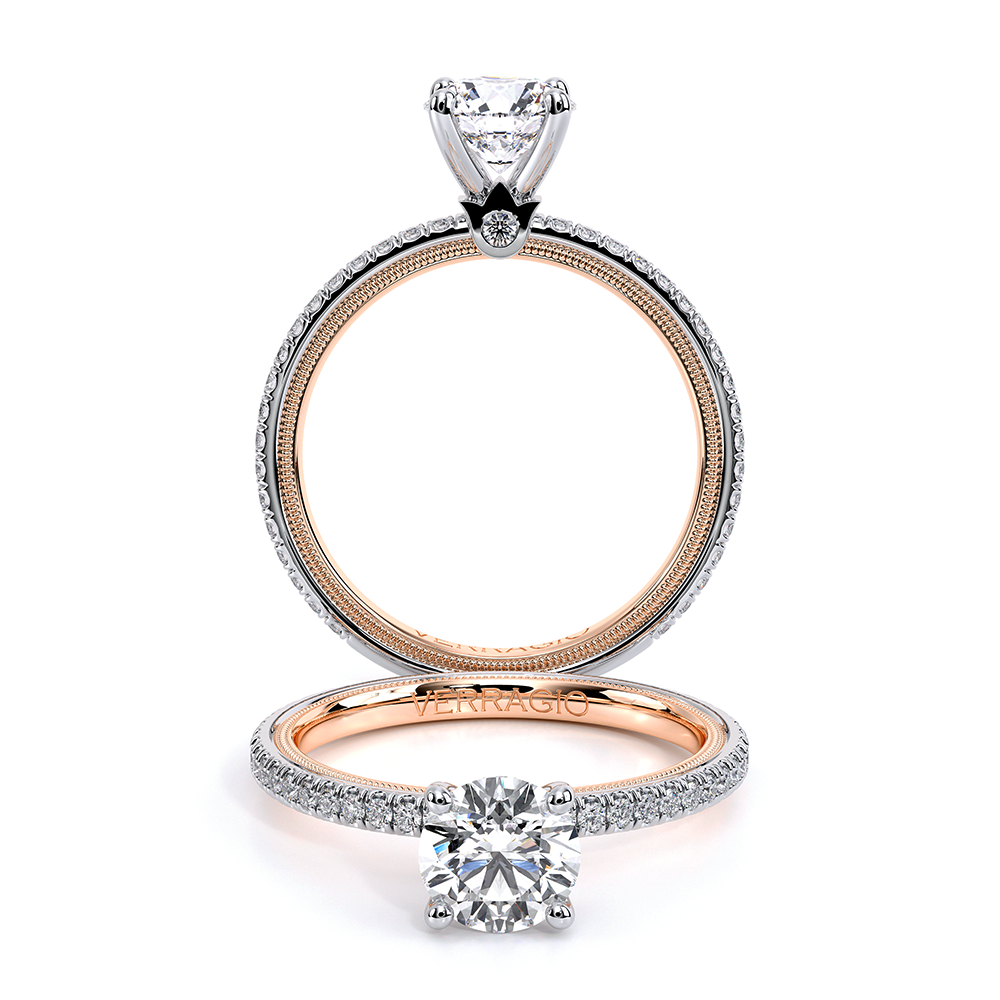 Verragio Pave Round Engagement Ring