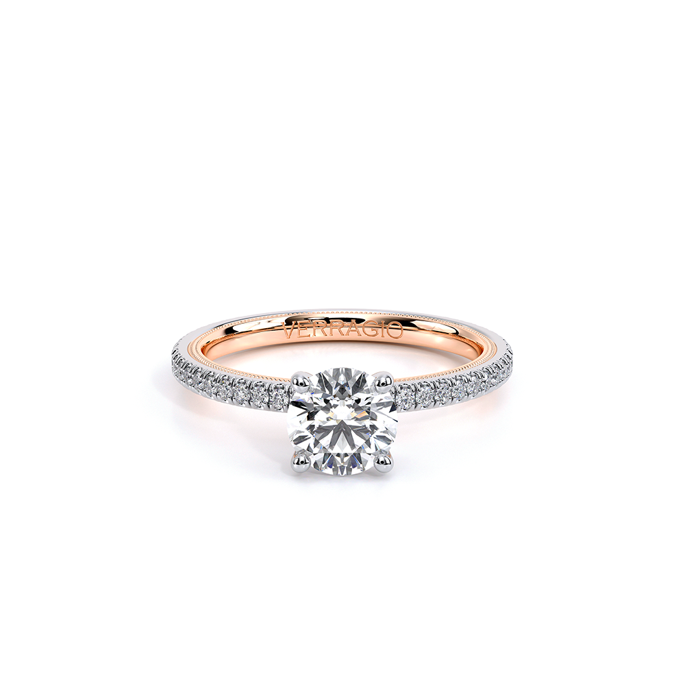 Verragio Pave Round Engagement Ring