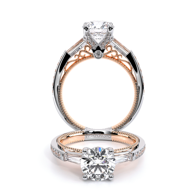 Verragio Three-Stone Round Engagement Ring