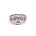 Verragio Three-Stone Round Engagement Ring
