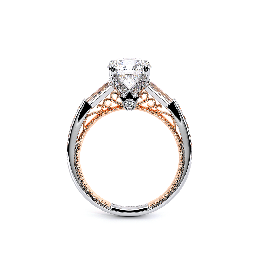 Verragio Three-Stone Round Engagement Ring