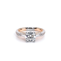 Verragio Three-Stone Round Engagement Ring