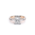 Verragio Three-Stone Princess Engagement Ring