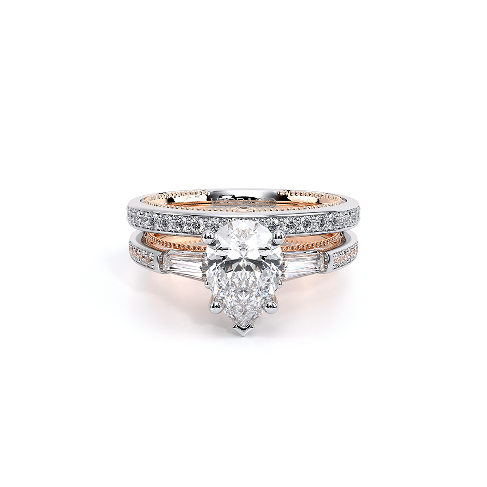 Verragio Three-Stone Pear Engagement Ring