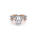 Verragio Three-Stone Pear Engagement Ring