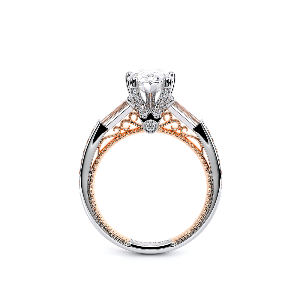 Verragio Three-Stone Pear Engagement Ring