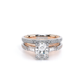 Verragio Three-Stone Oval Engagement Ring