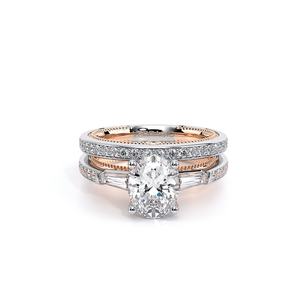 Verragio Three-Stone Oval Engagement Ring
