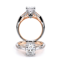 Verragio Three-Stone Oval Engagement Ring