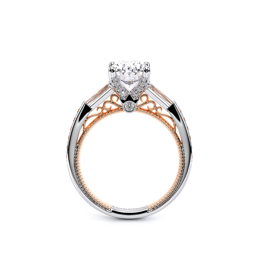 Verragio Three-Stone Oval Engagement Ring
